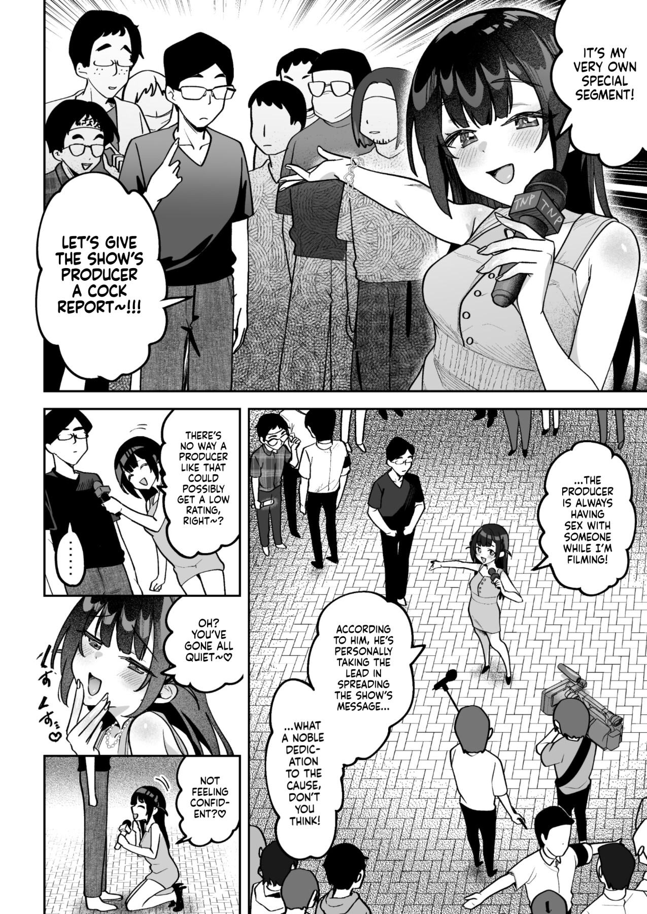 Hentai Manga Comic-Mue-Chan, Penis Gourmet Reporter-Read-35